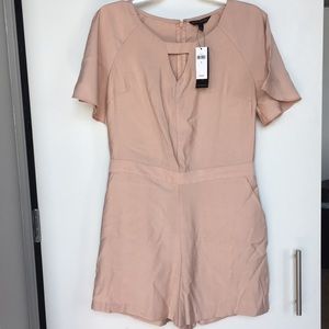 NWT Short-sleeve Pink Romper